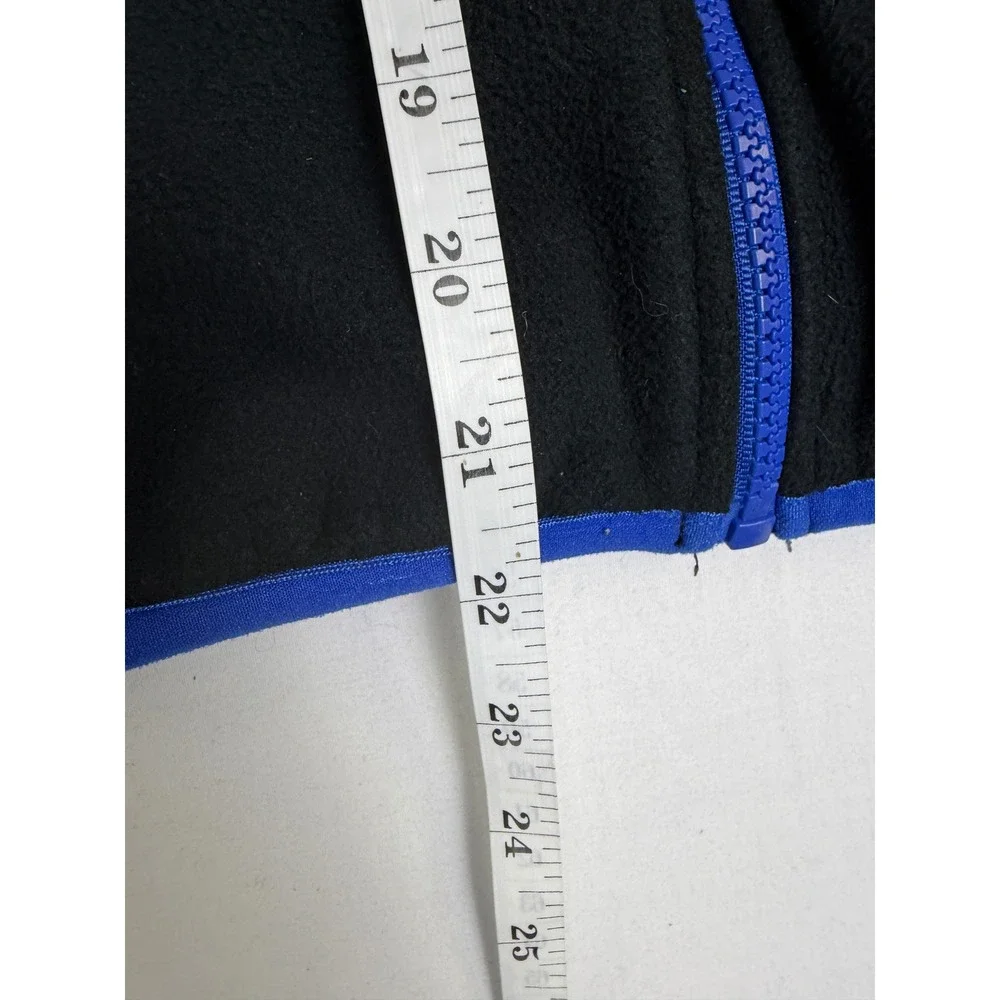 Polo Ralph Lauren Kids Fleece‎ Jacket Black Blue Full Zip Pony Logo M 10-12